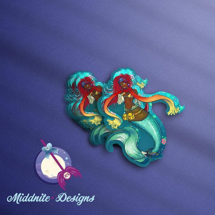 Mermaid Ariel x Rikku sticker second view