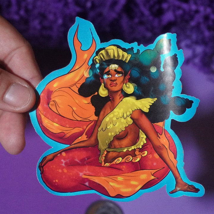 Mermaid Atargatis Vinyl Sticker