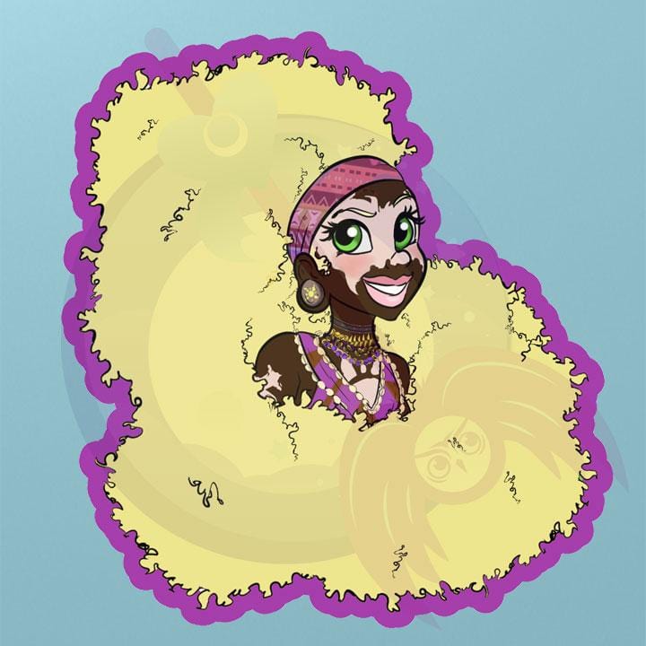 Princess Rapunzel sticker