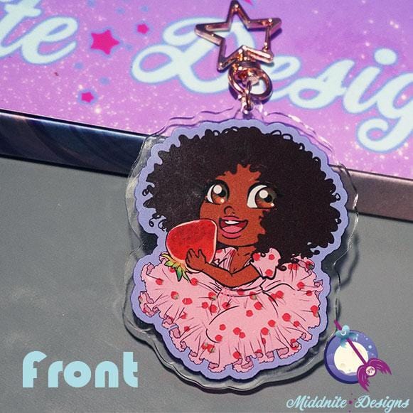 Fruit Gals Rita Strawberry Charm Front view