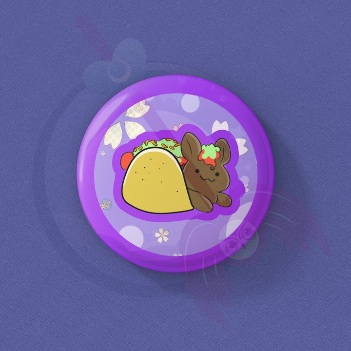 Taco Bunny button